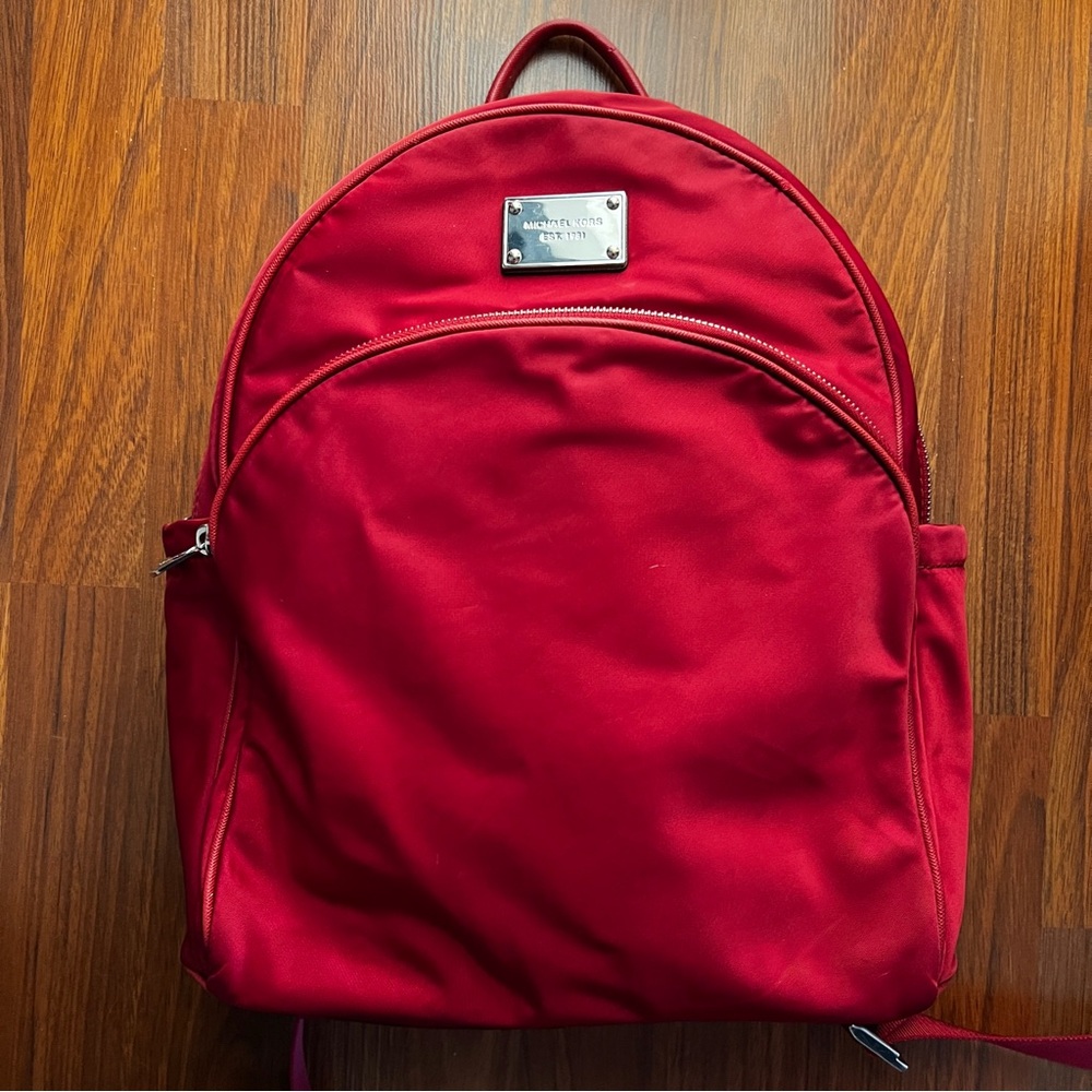 Michael Kors mini backpack scarlet